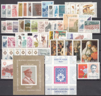Yugoslavia Republic 1983 Complete Year Mint Never Hinged - Unused Stamps