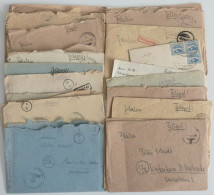 Feldpost WK II Lot Mit 25 Briefen Aus Einer Korrespondenz, Meist Ab Namslau, Teilweise Mit Inhalt, Stark Unterschiedlich - Oorlog 1939-45