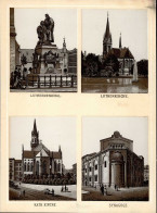 Synagoge Leipzig Auf Leporello-Blatt Ca. 11x15cm (keine AK) Synagogue - Weltkrieg 1939-45