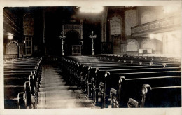 Synagoge Chicargo Innenansicht I-II Synagogue - Guerra 1939-45