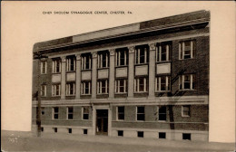 Synagoge Ohey Sholom Chester Pa. II (kl. Abschürfung, Ecke Gestoßen) Synagogue - Guerre 1939-45