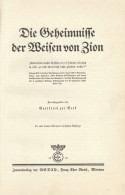 Judaika Buch Die Geheimnisse Der Weisen Von Zion Von Beek, Gottfried 1939, Zentralverlag Der NSDAP Eher München, 74 S. I - Judaisme