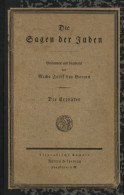 Judaika Buch Die Sagen Der Juden Von Gorion, Micha Josef 1919, Verlag Ruetten Und Loening Frankfurt, 467 S. II (Gebrauch - Giudaismo