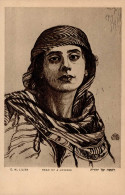 Judaika Head Of A Jewess Sign. Lilien, E.M. I-II Judaisme - Judaisme