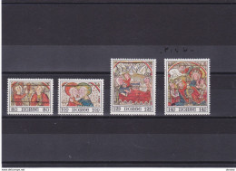 NORVEGE 1975 NOËL Peintures  Yvert  670-673, Michel 714-717 NEUF** MNH - Ungebraucht