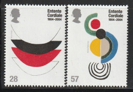 GRANDE BRETAGNE - N°2546/7 ** (2004) Entente Cordiale - Unused Stamps