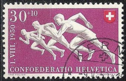 Schweiz Suisse Pro Patria 1950: Laufsport Zu WII 49 Mi 548 Yv 500 Mit Stempel KERNS 9.VI.50 (Zu CHF 35.00) - Usados