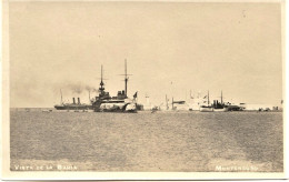 1790 - Mexique - BATEAUX  - VISTA DE LA BAHIA     - Carte Photo Marquée   MONTENEGRO - - Mexique