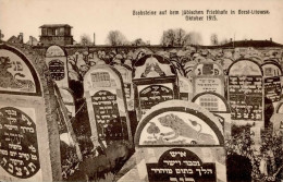 Judaika Brest-Litowsk. Grabsteine Auf Dem Jüdischen Friedhof 1915 I-II Judaisme - Judaika