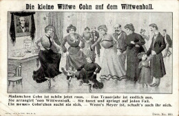 Judaika Die Kleine Wittwe Cohn Auf Dem Wittwenball II (fleckig,Eckbug) Judaisme - Giudaismo