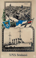 Schiff Kreuzer WK I S.M.S. Stralsund I-II Bateaux Bateaux - War 1914-18