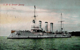Schiff Kreuzer WK I S.M. Kl. Kreuzer Danzig I-II (Rand Leicht Abgestossen) Bateaux Bateaux - Guerra 1914-18