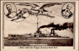 Schiff Kreuzer WK I S.M.S. Friedrich Der Große I-II Bateaux Bateaux - War 1914-18