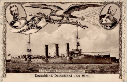 Schiff Kreuzer WK I S.M.S. Königsberg I-II Bateaux Bateaux - Weltkrieg 1914-18