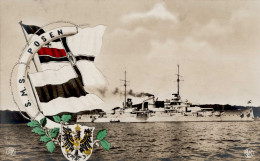 Schiff Kreuzer WK I S.M.S. Posen I-II Bateaux Bateaux - War 1914-18