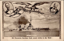 Schiff Kreuzer WK I S.M.S. Rheinland I-II Bateaux Bateaux - War 1914-18