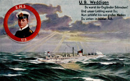 U-Boot U9 Mit Kapitän Weddingen I-II - Weltkrieg 1914-18
