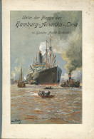 Schiff Dampfschiff Buch Unter Der Flagge Der Hamburg-Amerika-Linie Von Erdmann, Adolf 1902, Verlag Westermann Braunschwe - Oorlog 1914-18