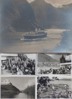 Schiff Dampfschiff Foto (21x29 Cm)  Reise Durch Norwegen Auf Der Monte Olivia Mit 15 Foto-Ak I-II Bateaux Bateaux - Guerre 1914-18