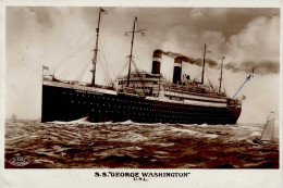 Dampfer / Ozeanliner S.S. Georg Washington I-II Bateaux - Weltkrieg 1914-18