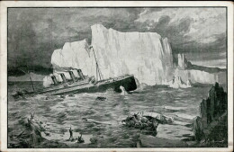 Schiff Ozeanliner Titanic Sign. II (Ecken Abgestossen) Bateaux Bateaux Bateaux - Oorlog 1914-18
