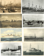 Schiff Karton Mit 116 AK, 20 Fotos Und 7 Werbekarten II Bateaux Bateaux - Guerra 1914-18