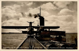 Dornier Wal Katapultflugzeug Auf Dem Dampfer Westfalen I-II - Weltkrieg 1914-18