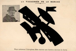 FRANKREICH - LA TRAVERSEE DE LA MANCHE Aeroplane I - Guerre 1914-18