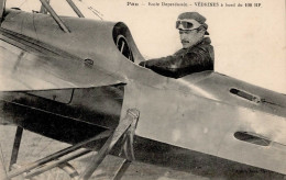 Flugwesen Pioniere Pau Ecole Deperdussin Vedrines A Bord Du 100 HP I-II Aviation - Guerra 1914-18