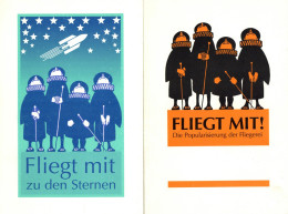 Buch Luftfahrt 2 Bänder Fliegt Mit Die Popularisierung Der Fliegerei U. Zu Den Sternen Verlag Brockhaus Kornwestheim Ins - Guerre 1914-18