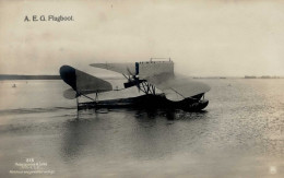 Sanke Flugzeug 315 A.E.G. Flugboot I-II (fleckig) Aviation - Weltkrieg 1914-18