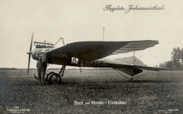 Sanke Flugzeug Johannisthal 180 Kondor-Eindecker I-II Aviation - Guerra 1914-18