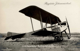 Sanke Flugzeug Johannisthal 187 L.V.G. Doppeldecker System Schneider I-II Aviation - War 1914-18