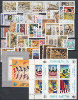 Yugoslavia Republic 1990 Complete Year Mint Never Hinged - Unused Stamps
