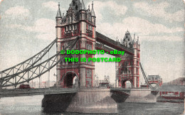 R504773 London. Tower Bridge. Postcard. 1909 - Otros & Sin Clasificación