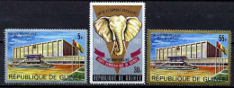 GUINEA 1967 - GUINEE - 20 ANIVERSARIO DEL PARTIDO DEMOCRATICO DE GUINEA - YVERT 330/332** - Guinée (1958-...)