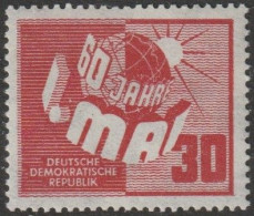 DDR: 1950, Mi. Nr. 250, 30 Pfg. 60 Jahre Tag Der Arbeit (1. Mai).  **/MNH - Ongebruikt