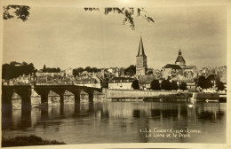 CPSM LA CHARITE Sur LOIRE - La Loire Et Le Pont (n°1) - La Charité Sur Loire