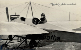 Sanke Piloten Johannisthal 246 Schlegel Ingenieur I-II - Guerre 1914-18