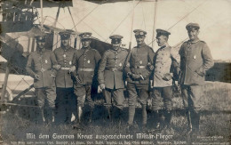 Sanke Piloten Saenger Oblt. Hahn Oblt. Hug Lt. Bremer Oblt. Reichert Vizefeldw. I-II - Guerra 1914-18