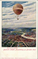 Ballon Dresden Deutsche Städte-Ausstellung 1903 S-o I-II (fleckig) Expo - Weltkrieg 1914-18