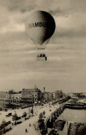 Ballon Hamburg Flug über Die Stadt I-II - War 1914-18