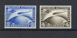 Deutsches Reich Luftschiff Zeppelin 1. Südamerika-Fahrt 1930 */(*) Der Wert Zu 4 RM Stärkere Gummimängel Aber Ohne Dünne - Dirigeables