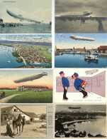 Zeppelin Lot Mit AKs, Photos, Zeitungen Kunstblättern II Dirigeable - Dirigeables