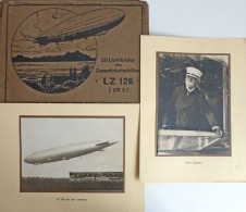 Zeppelin Mappe Mit 17 Lichtbildern (3 Fehlen) Im Format 16x22 Cm Des Zeppelinluftschiffes LZ 126, Hrsg. Zeppelin GmbH Fr - Airships