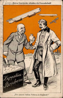 Zeppelin Kleine Geschenke Erhalten Die Freundschaft Für Unsere Lieben Vettern In England II (fleckig, Ecken Abgestossen) - Zeppeline