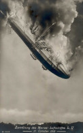 Zeppelin Marine Luftschiff L.II Zerstörung Am 17. Okt. 1913 I-II Dirigeable - Dirigeables