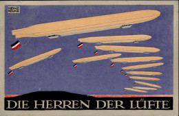 Zeppelin Die Herren Der Lüfte Sign. Keune, Heinz I-II Dirigeable - Luchtschepen