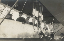 Zeppelin Fahrt Der Reichstagsabgeordneten 4.09.1909 Rückseite Gestpl. Hacker (Luftschiffkapitän) Foto-AK I-II Dirigeable - Dirigeables