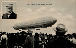 Zeppelin Graf Zeppelin In Seinem Luftschiff I-II Dirigeable - Dirigibili